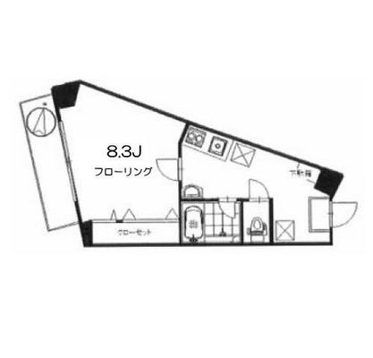 町屋賃貸マンション・1K