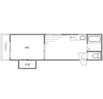 町屋 アパート 1DK