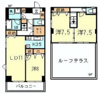 東京都荒川区町屋３丁目 賃貸マンション 3LDK