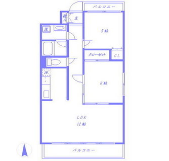 東京都荒川区町屋２丁目 賃貸マンション 2LDK