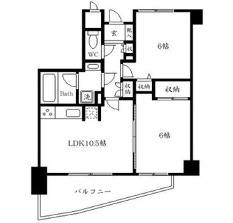 東京都荒川区荒川４丁目 賃貸マンション 2LDK