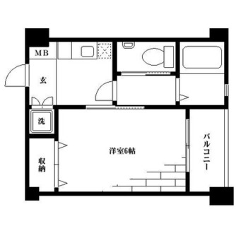 東京都荒川区東尾久２丁目 賃貸マンション 1K