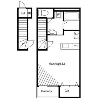 東京都荒川区町屋２丁目 賃貸マンション 1R